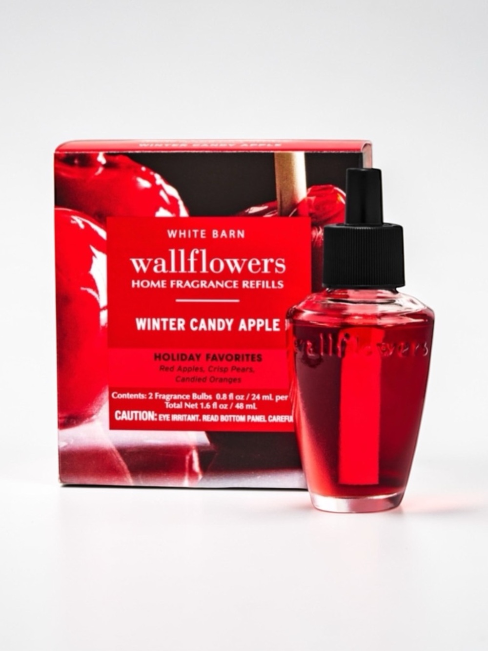 Bath & Body Works Wallflowers Refill Winter Candy Apple Holiday Refills 2 Pack